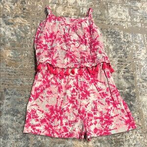 Design History Pink and White Patterned Garment